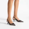 アミタ 45 ブラック jimmy choo レース＆スパッツォラート パンプス