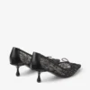 スカーレット 50 ブラック jimmy choo レースパンプス