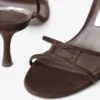 レオ 65 チョコレート スエードサンダル