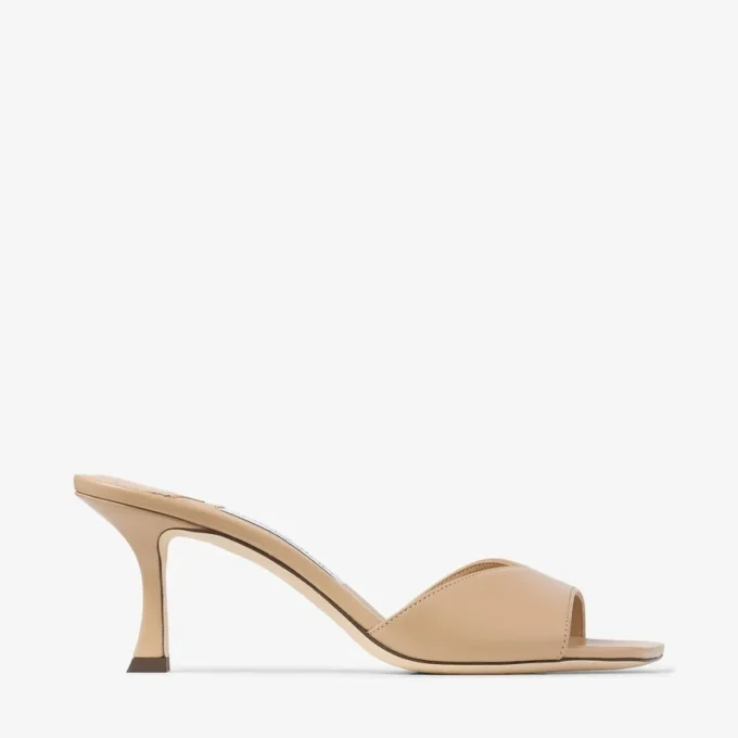 スカイ 70 チャイ カーフレザー ミュールサンダル