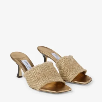 アレクシア 70 ゴールド ルーレックス ウィーブ サンダル