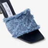 アレクシア 70 クロスハッチ デニム サンダル
