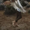 Ayla フラット ゴールド メタリック レザー フラット