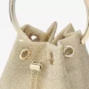Bon Bon シャンパン メタリックメッシュバッグ