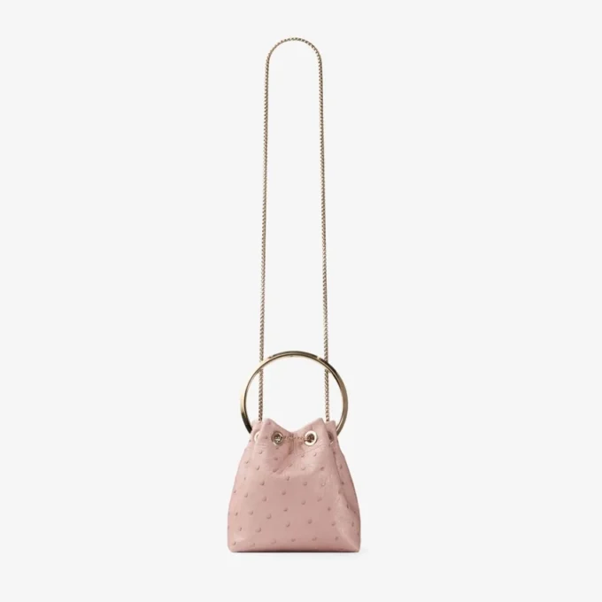 Bon Bon Rose オーストリッチレザーバッグ