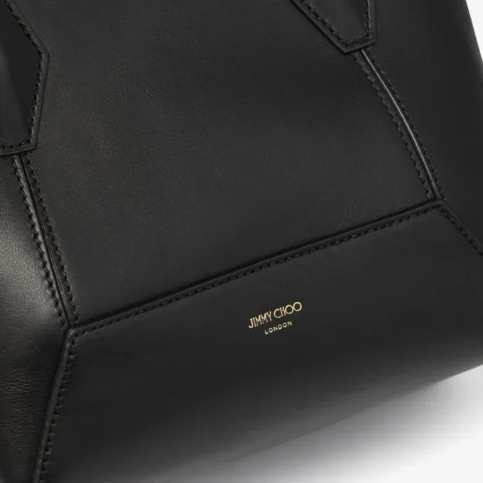 Diamond トート スモール ブラック カーフレザー トートバッグ