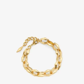 Diamondチェーンブレスレット ゴールド仕上げのDiamondチェーンブレスレット