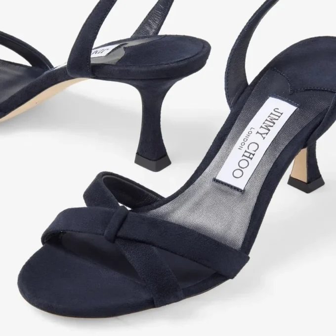 Elsy 70 マリン スエード スリングバック