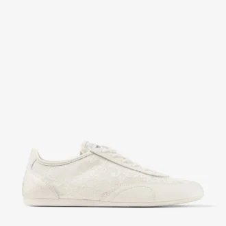サニー F ラテ レザーミックス＆jimmy choo レース ローカットスニーカー