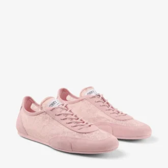 サニーF ローズ レザーミックス＆jimmy choo レースアップ ローカットトレーナー