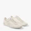 サニー F ラテ レザーミックス＆jimmy choo レース ローカットスニーカー