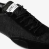 サニーF ブラックレザーミックスとjimmy choo レースアップローカットスニーカー