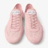 サニーF ローズ レザーミックス＆jimmy choo レースアップ ローカットトレーナー