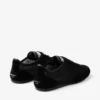 サニーF ブラックレザーミックスとjimmy choo レースアップローカットスニーカー