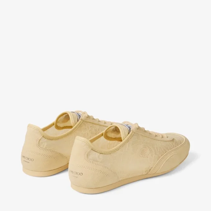 サニー F コーン レザーミックス＆jimmy choo レース ローカットトレーナー