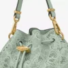 シンチ・スモール・ヴェルデジミー・jimmy choo パーフォレーテッドレザー レース ショルダーバッグ