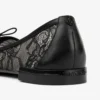 スカーレット・バレリーナ ブラック jimmy choo レースアップ・バレリーナ・フラット