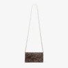 エミー ブラック＆バレエピンク jimmy choo レースクラッチバッグ