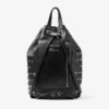 jimmy choo ノワール ケイ・ニノミヤ バックパック  メタル製のマルチスター装飾をあしらったブラックナッパレザー製バックパック