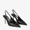 Love Sling Back 85 ブラック カーフレザー スリングバック