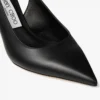 Love Sling Back 85 ブラック カーフレザー スリングバック