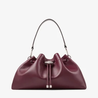 シンチ ミディアム ガーネット レザー ショルダーバッグ