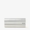 スウィーティー アイボリー マザーオブパール クラッチバッグ（シルバーチェーンストラップ付き）