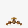 クローヘアクリップ トータスシェルとゴールド仕上げのメタル＆アクリル製クローヘアクリップ