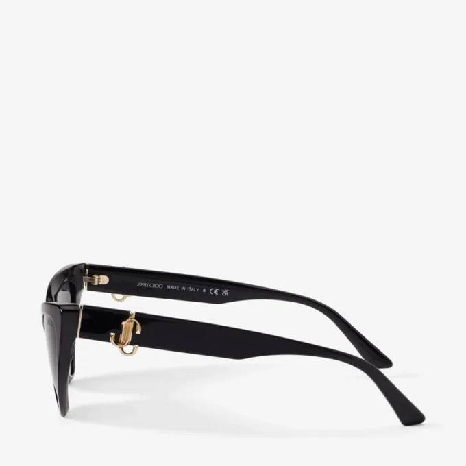 ソル ブラック キャットアイ サングラス