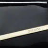 エミー ブラック パテントレザー クラッチバッグ