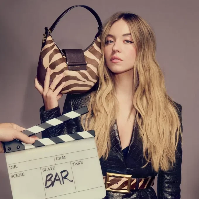 バー・ホーボー・スモール・ナチュラル・ゼブラプリント・ポニーレザー・ショルダーバッグ