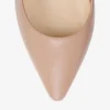 Romy 85 バレエピンク キッドレザー ポインテッドトゥパンプス