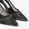 Romy 85 ブラック jimmy choo レースパンプス