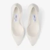 Romy 85 アイボリー jimmy choo レースパンプス